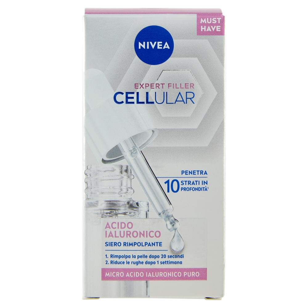 Nivea Cellular Expert Filler Acido Ialuronico Siero Rimpolpante 15 ml